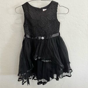 Girls size 7 black special occasion dress